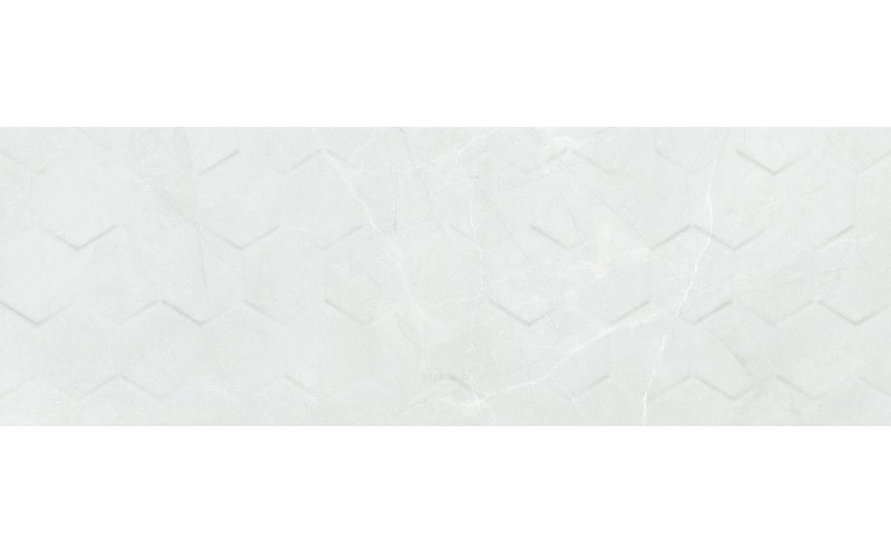 Настенная Плитка Braga White Hexagon Rett 25X75