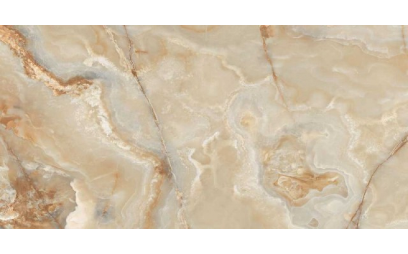 Керамогранит 765467 Onyx&more Golden Onyx Glossy 60X120