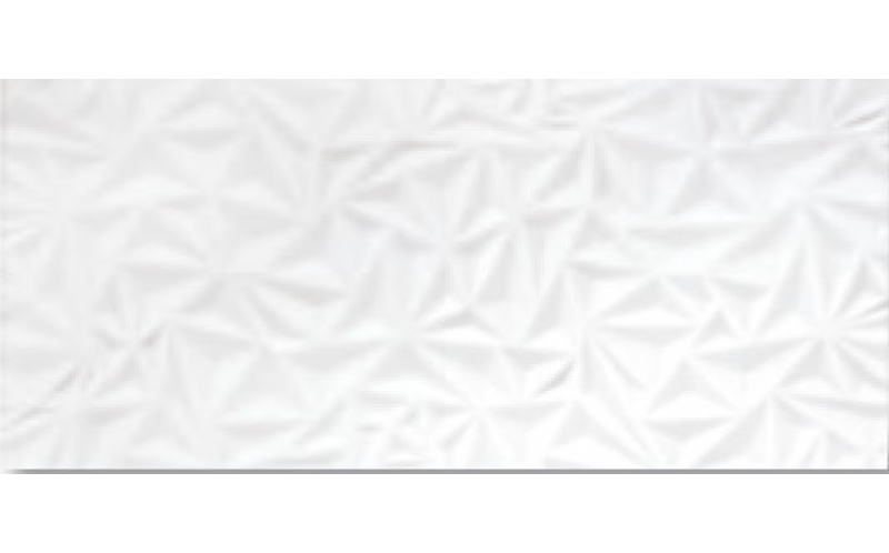 Настенная Плитка Карат / Karat Белый Объемный (130500) 20X45