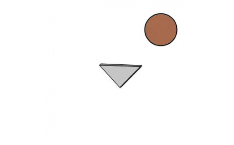 Бордюр Prism Caramel Corner A.e. (A407) 1,4x1,4