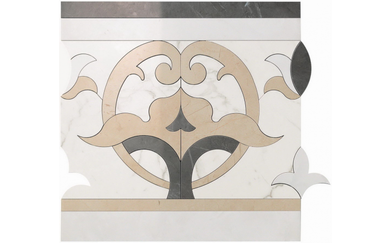 Декор Marvel Elegance Fascia Cold Lappato (AVW5) 60x60
