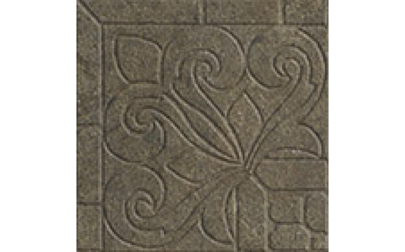 Apogeo Angolo Lobi Rilievo In Tinta Dark Brown 17.25*17.25