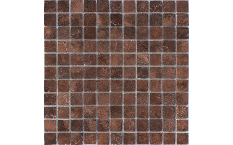 Мозаика Venezia Brown Pol (Чип 23X23X10 Мм) 29,8X29,8