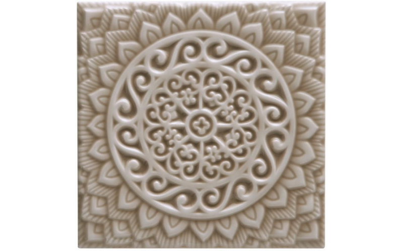Декор Adex Relieve Mandala Universe Silver Sands (ADST4100) 14,8x14,8