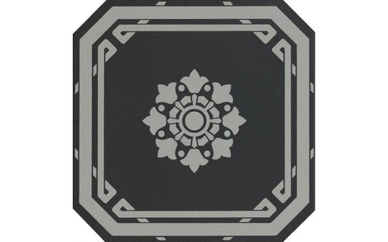 Керамогранит Ottagono Black London Oeodb6 20X20