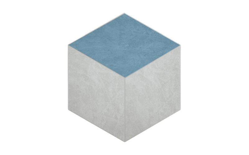 Мозаика Spectrum Cube Milky White SR00/Sky Blue SR03 неполированная 25x29