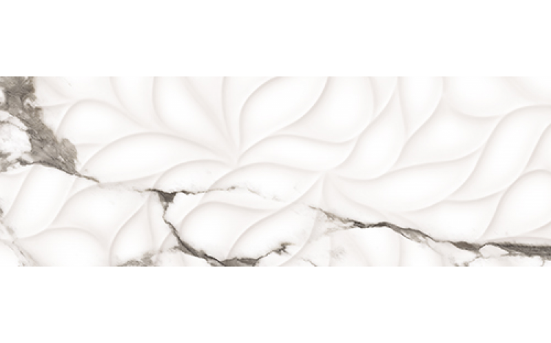 Настенная плитка Royal Bianco Rel R 24,2X70