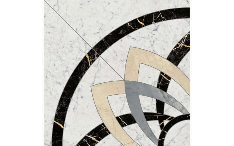 Декор Шарм Экстра Каррара Розон Анголо / Charme Extra Carrara Rosone Angolo (620120000065) 59X59