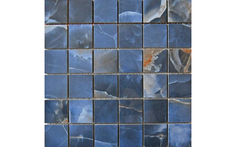 Керамогранит Onix Pro Mosaico Onix Azul 5x5 (N20356) 30x30