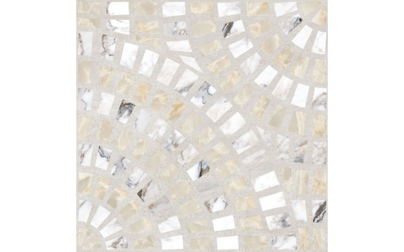Декор Marble-Beton Круговой Светлый Лаппато (K949792LPR01VTE0) 60x60