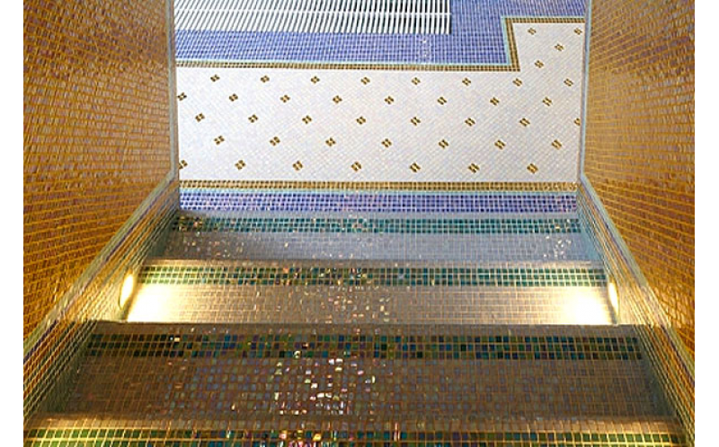 Мозаика Marble Mosaic Travertino Giallo 15*15 305*305