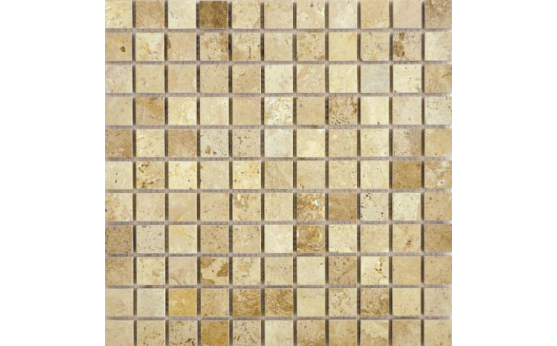 Мозаика из натурального камня Qs-008-25P/10 (чип 25X25X10 мм) 30,5x30,5