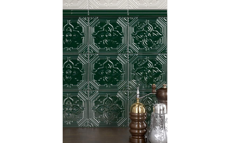 Декор Салинас SSA003 Зеленый 15x15