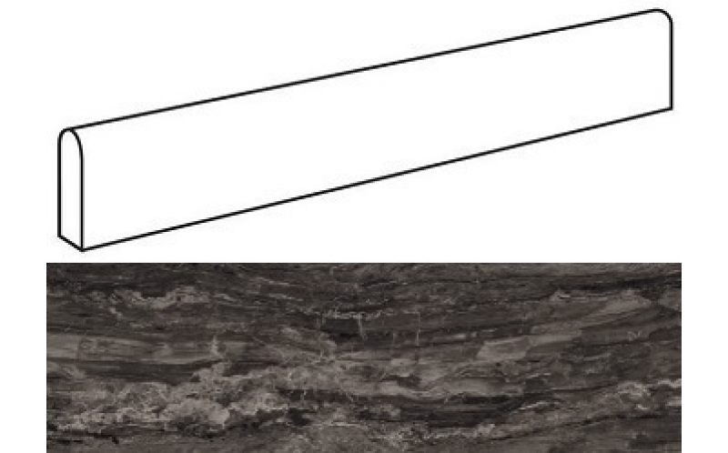 Плинтус Marvel Edge Absolute Brown Battiscopa Dig. Lappato (AFBQ) 4,6x60