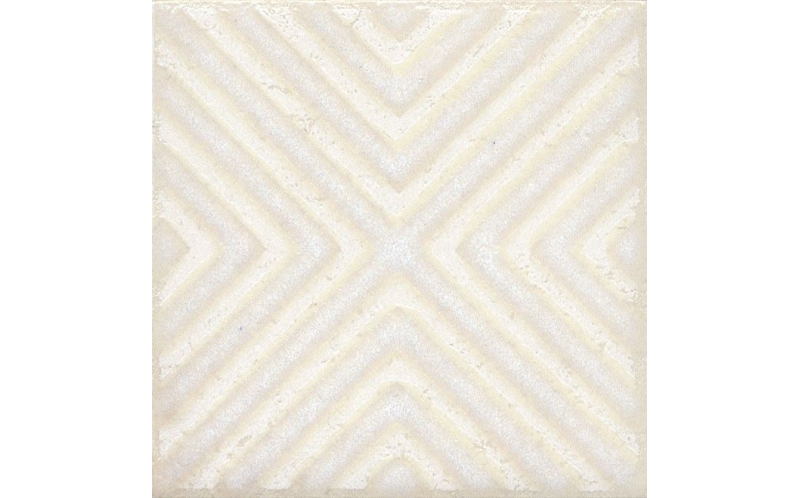 Декор Амальфи STG\B403\1266 Орнамент Белый 9,9x9,9