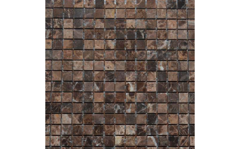 Мозаика Marble Mosaic Dark Imperador 15*15 305*305
