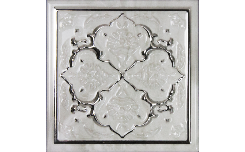 Декор Dec Armonia Petra Brillo Bisel Silver, C 15X15