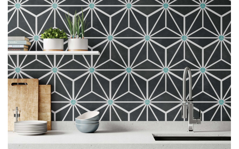 Керамогранит Rln0069 Osaka Charcoal 28,5X33