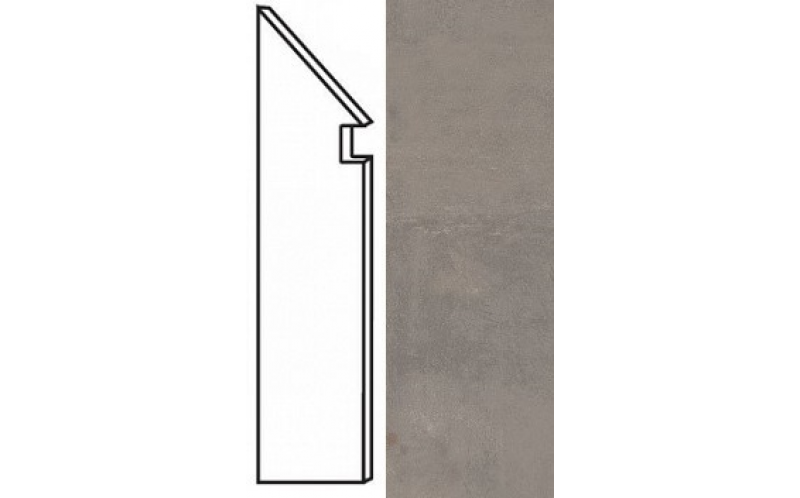 Плинтус Boost Grey Battiscopa Sag. Sx (AMI7) 7,2x30