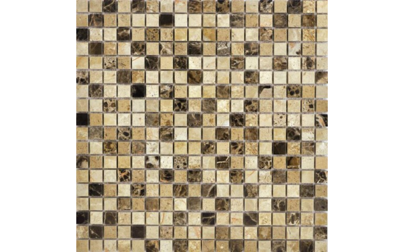Мозаика из натурального камня Qs-010-15P/8 (чип 15X15X8 мм) 30,5x30,5