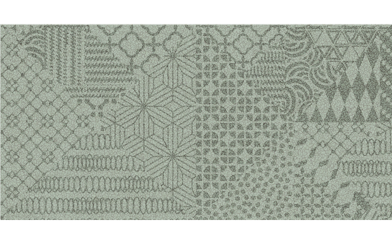 Декор Nordic Dec Verde 12,5x25