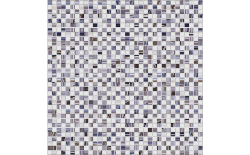 Керамогранит Нео Фиолетовая Темная Мозаика (732883) 45X45