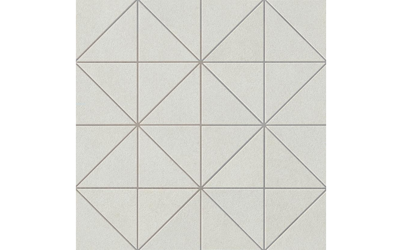 Мозаика Arkshade White Mosaico Prisma (AUID) 36x36