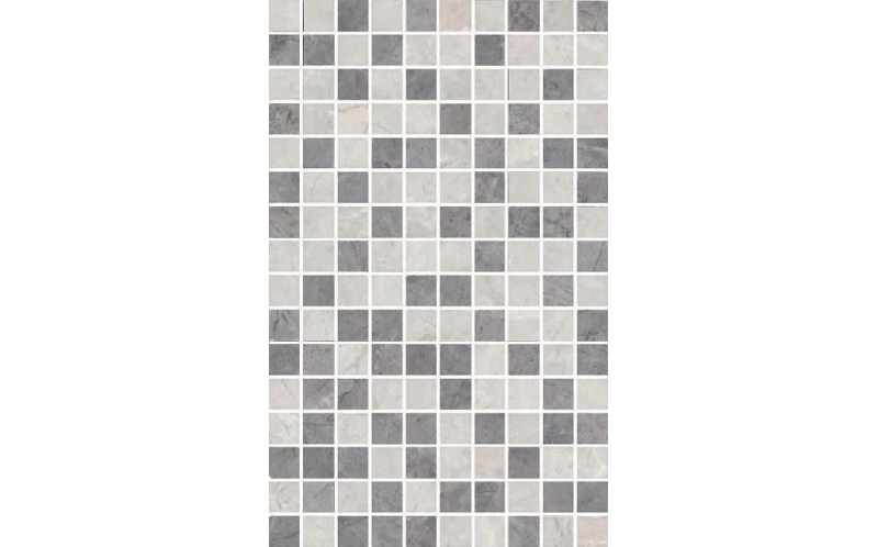 Декор Мармион MM6268B Серый Мозаичный 25x40