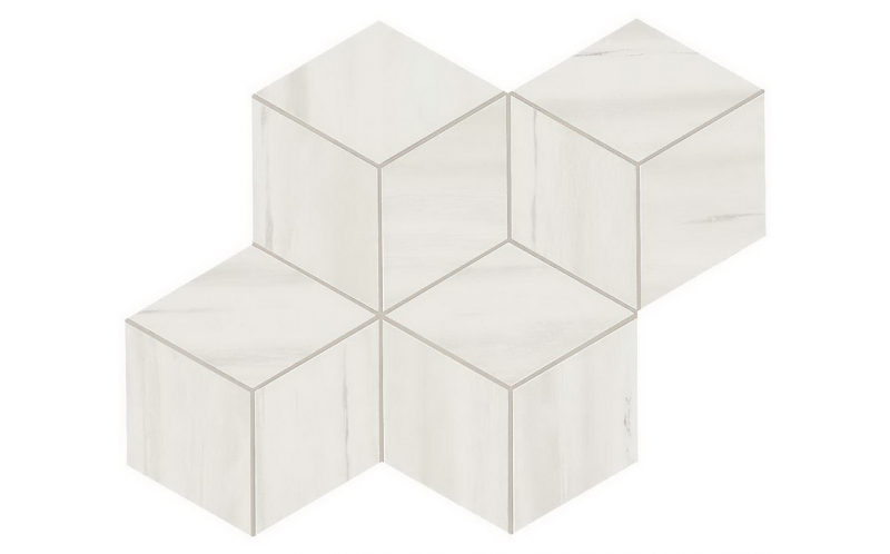 Мозаика Bianco Dolomite Mosaico Esagono Lappato (AS2G) 30x35