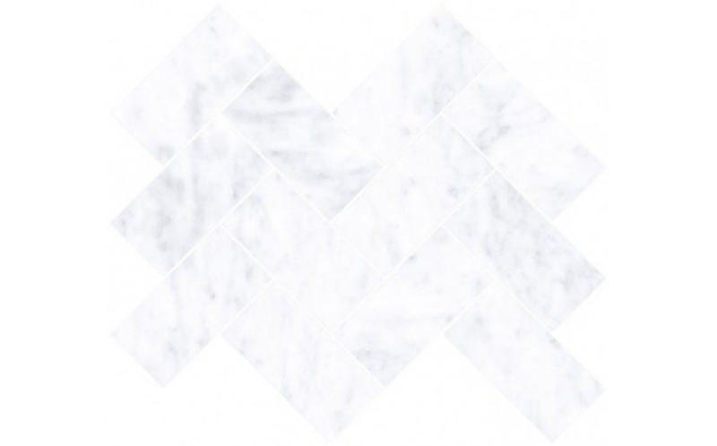 Мозаика Marmori Шеврон Каррара Белый 5X10 (K9465688LPR1VTE0) 28x31,5