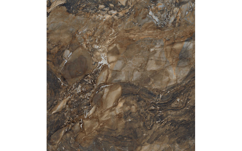 Керамогранит BR04 Bernini Dark Brown неполированный 80x80x11