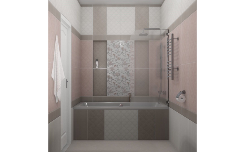 Настенная плитка Марсо 11138R Розовый Структура Обрезной 30x60