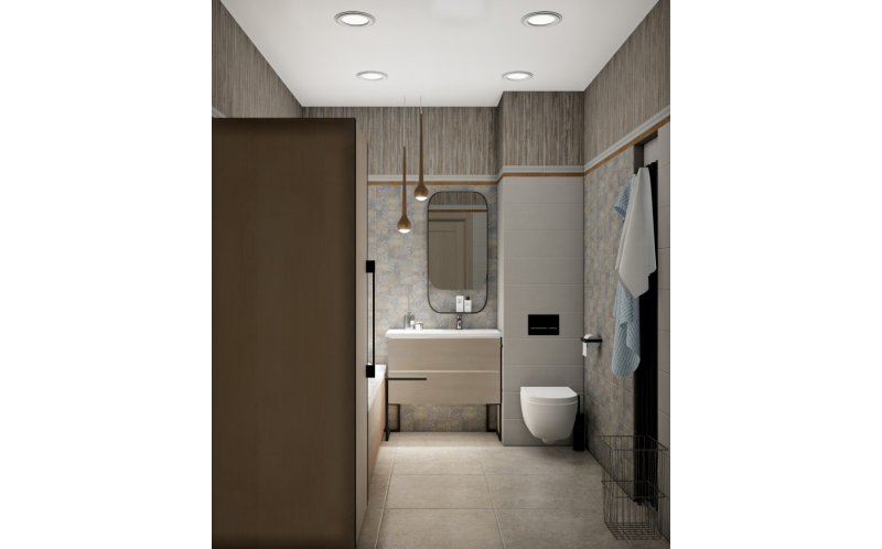 Бордюр Марсо BLC017R Белый Обрезной Багет 5x30