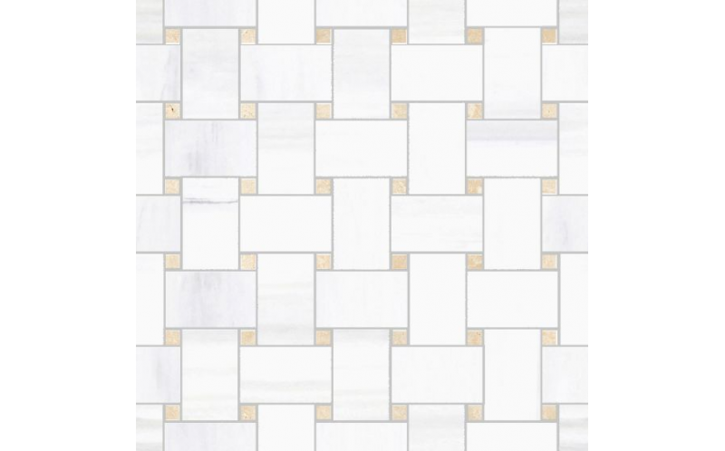 Мозаика Themar Rete Bianco Lasa Kry (Csarblak30) 30X30
