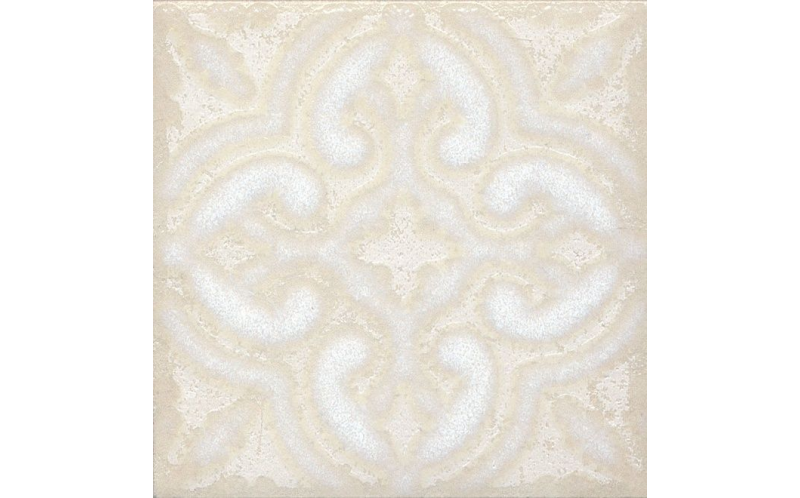 Декор Амальфи STG\B408\1266 Орнамент Белый 9,9x9,9