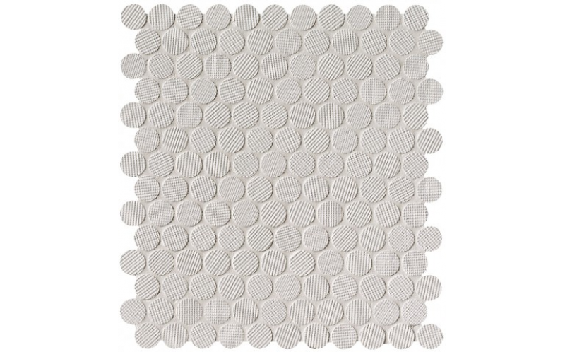 Мозаика Milano&wall Bianco Round Mos. Fnvq 29,5X32,5