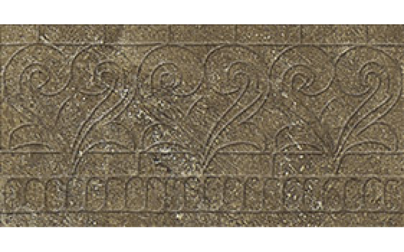 Apogeo Bordura Lobi Rilievo In Tinta Light Brown 17.25*35