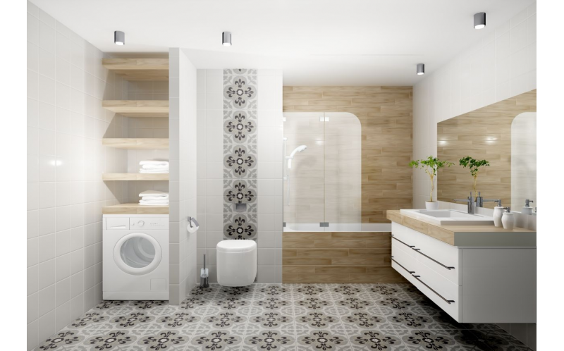 Керамогранит Селект Вуд SG350600R Бежевый Обрезной Обрезной 9,6x60