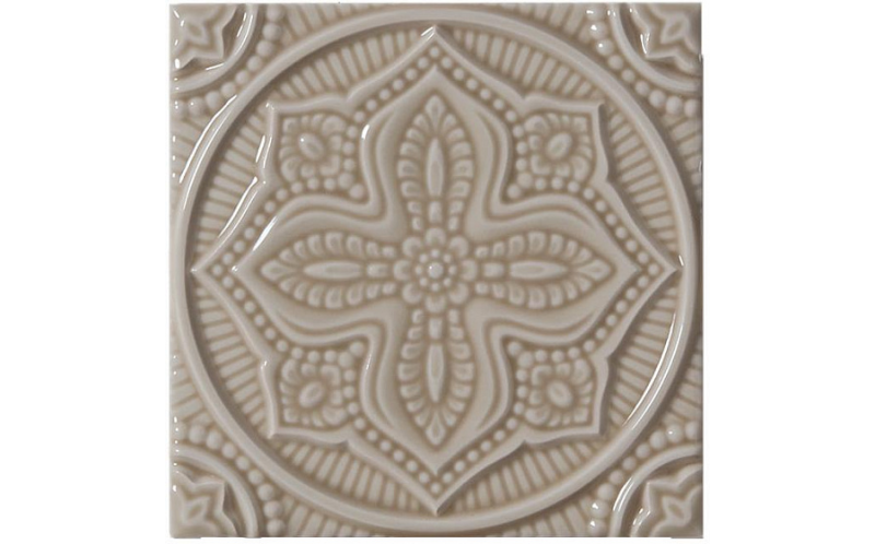 Декор Adex Relieve Mandala Planet Silver Sands (ADST4094) 14,8x14,8