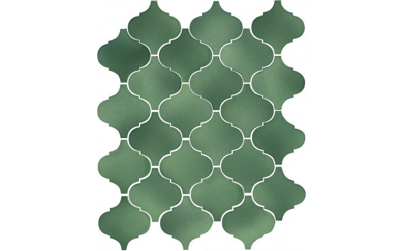 Настенная плитка Арабески Майолика 65008 Зеленый 26x30