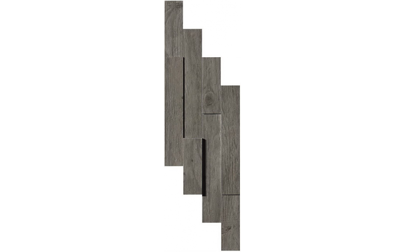 Мозаика Axi Grey Timber Brick 3D (AMWD) 20x44