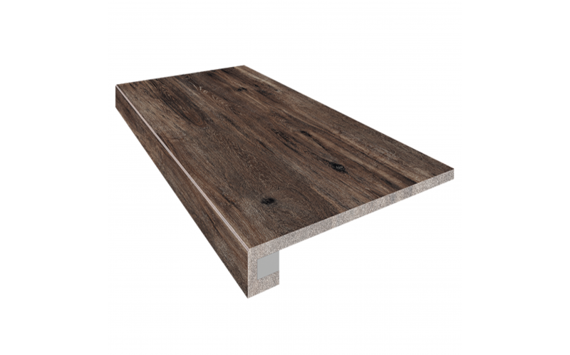 Ступень комплект Brigantina Wenge BG05 33x120 неполированная без насечек+Подступенок 14.5x120
