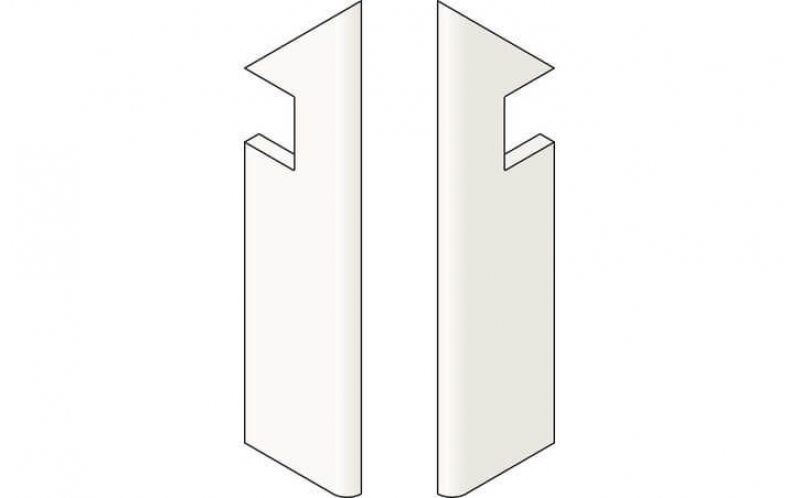 Плинтус Marvel Shine Calacatta Delicato Battiscopa Sag. Sx (A431) 7,2x30