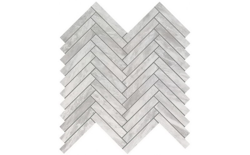 Мозаика Bardiglio Grey Herringbone Wall (9SHB) 30x30,5