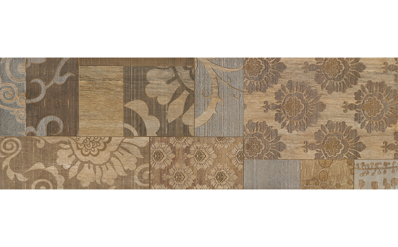 Плитка Filigran Pastoral 1 Decor Beige&Brown Matt 30x90