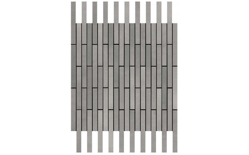 Мозаика Blaze Aluminium Mosaico Twin (A0UU) 29,4x36,1