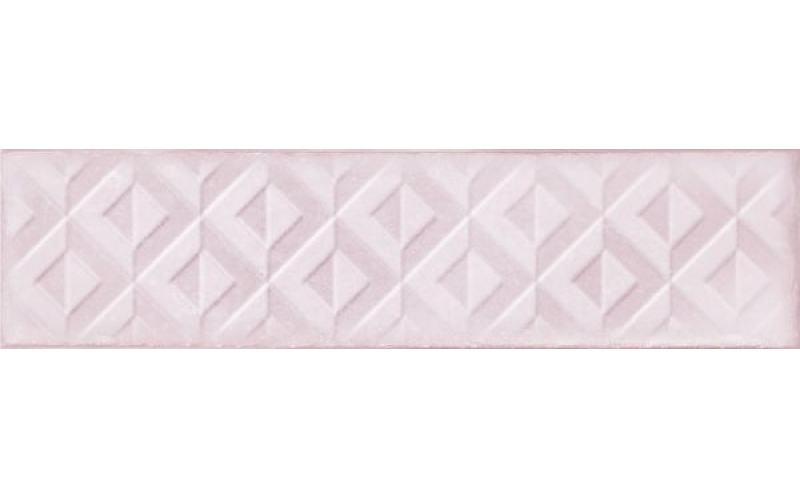 Настенная плитка Relieve Drop Pink Brillo 7.5x30
