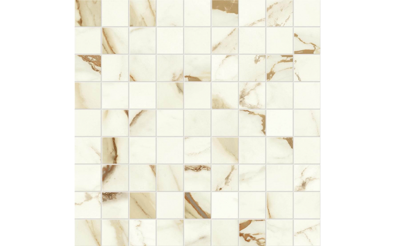 Мозаика Marvel Shine Calacatta Imperiale Mosaico Matt (A416) 30x30