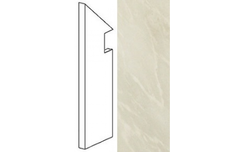 Плинтус Marvel Edge Imperial White Battiscopa Sag.sx (AFB3) 7,2x30
