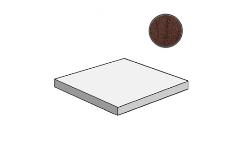 Ступень Blaze Corten Scalino Angolare Lapp (A0JI) 37,5x37,5